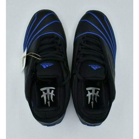 NWB Adidas Mens Size 7.5 TMAC 2 Restomod Black Blue Basketball Shoes FX4992 main image 6